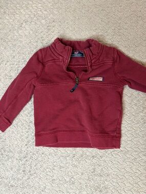 Vineyard Vines Kids Half-Zip Pullover - Wine